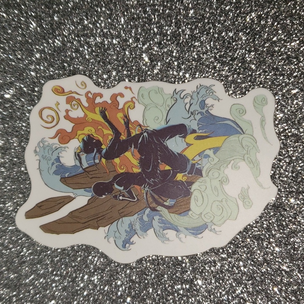 Nickelodeon Waterproof Sticker Avatar the Last Airbender group